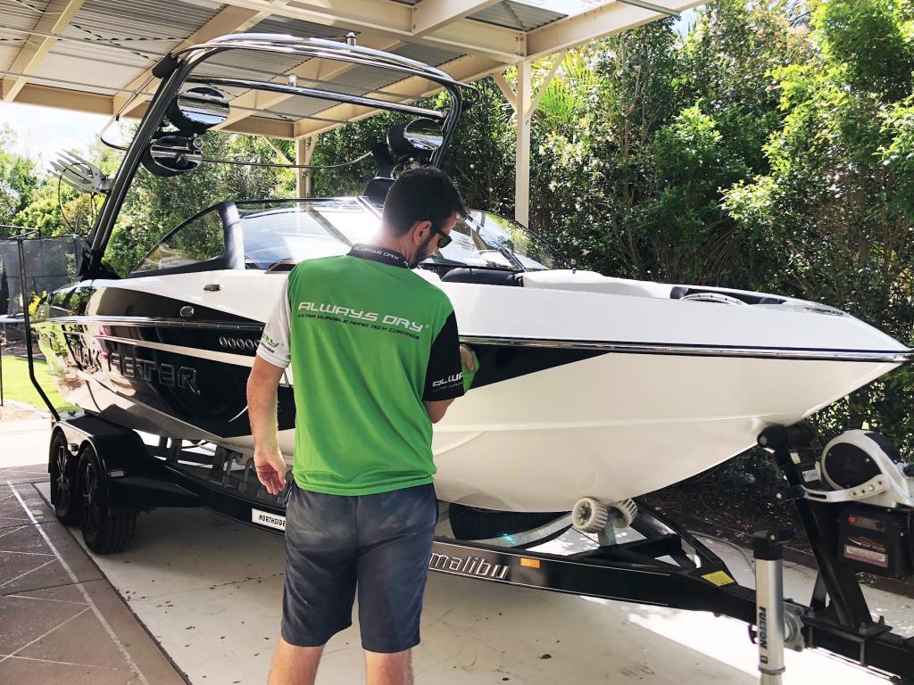 Malibu Boat protected by Always Dry